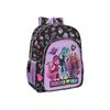 Mochila Junior Adapt.carro Monster High "creep" 32x38x12cm (safta - 612398640)