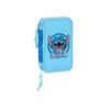 Plumier Doble Pqño 28 Pcs Stitch 12,5x19,5x4cm (safta - Lilo Y Stitch - 412388854)