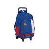 Safta F.c. Barcelona 2ª Equipación - Mochila Grande Con Ruedas, Compacta, Extraíble, Ideal Para Niños De Diferentes Edades, Cómoda Y Versátil, Calidad Y Resistencia, 33x22x45 Cm, Color Azul Y Granate