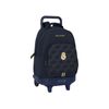 Safta Real Madrid 2ª Equipación 23/24 - Mochila Grande Con Ruedas, Compacta, Extraíble, Ideal Para Niños De Diferentes Edades, Cómoda Y Versátil, Calidad Y Resistencia, 33x22x45 Cm, Color Azul Marino