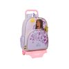 Safta Wish - Mochila Escolar Grande Con Carro, Mochila Niño, Mochila Infantil, Adaptable A Carro, Ideal Para Niños En Edad Escolar, Cómoda Y Versátil, Calidad Y Resistencia, 33x15x42 Cm, Color Lila