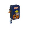 Naruto Ninja - Estuche Escolar Con 36 Útiles Incluidos, Estuche Infantil, Estuche Niño, Ideal Para Niños De 5 A 14 Años, Cómodo Y Versátil, Calidad Y Resistencia, 12.5x5.5x19.5 Cm, Color Negro/azul