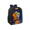 Safta Naruto Ninja - Mochila Escolar Niño, Mochila Infantil, Adaptable A Carro, Ideal Para Niños En Edad Escolar, Cómoda Y Versátil, Calidad Y Resistencia, 32x12x38 Cm, Color Negro/azul