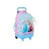 Safta Frozen Cool Days - Mochila Grande Con Ruedas, Compacta, Extraíble, Ideal Para Niños De Diferentes Edades, Cómoda Y Versátil, Calidad Y Resistencia, 33x22x45 Cm, Color Violeta/celeste