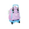 Safta Frozen Cool Days - Mochila Grande Con Ruedas, Compacta, Extraíble, Ideal Para Niños De Diferentes Edades, Cómoda Y Versátil, Calidad Y Resistencia, 33x22x45 Cm, Color Violeta/celeste