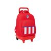 Safta Atlético De Madrid - Mochila Grande Con Ruedas, Compacta, Extraíble, Ideal Para Niños De Diferentes Edades, Cómoda Y Versátil, Calidad Y Resistencia, 33x22x45 Cm, Color Rojo