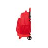 Safta Atlético De Madrid - Mochila Grande Con Ruedas, Compacta, Extraíble, Ideal Para Niños De Diferentes Edades, Cómoda Y Versátil, Calidad Y Resistencia, 33x22x45 Cm, Color Rojo