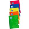 Oxford Cuadernos A4, Tapa Blanda, 80 Hojas; Cuadrícula 4x4, Pack 4+1, Surtido Colores Vivos