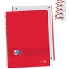 Cuaderno Tapa De Plástico Oxford & You A4+ Europeanbook Rojo