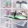 Pack 6 Cajas Transparentes Apilables Y Antivuelco Para Zapatos 33x23x14 Cm Hasta T.44 - Max Home