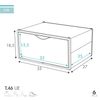 Pack 6 Cajas Transparentes Apilables Y Antivuelco Para Zapatos 35x27x18,5 Cm Hasta T.46 - Max Home