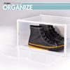 Pack 6 Cajas Transparentes Apilables Y Antivuelco Para Zapatos 35x27x18,5 Cm Hasta T.46 - Max Home