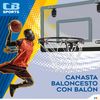 Tablero Con Canasta Baloncesto Y Balón Cb Sports