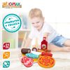 Set Comida De Madera Con Accesorios Woomax