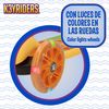 Patinete 3 Ruedas León Plegable C/luces Y Peluche K3yriders