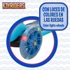 Patinete 3 Ruedas Tiburón Plegable C/luces Y Peluche K3yriders