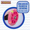 Patinete 3 Ruedas Dálmata Plegable C/luces Y Peluche K3yriders