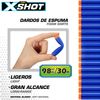 X-shot - Pistola De Dardos Goma Espuma Insanity Manic Blaster