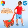 Colorbaby - Juego Bloques De Construccción Camión De Bomberos Con 30 Piezas