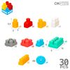 Colorbaby - Juego Bloques De Construccción Camión De Bomberos Con 30 Piezas