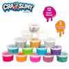 Cra-z-art - Set 12 Botes Slime De Colores Brillantes Con Abalorios Para Decorar