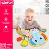 Winfun - Cojín De Bebé Elefante Con Música Y Elementos Interactivos