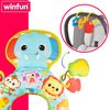 Winfun - Cojín De Bebé Elefante Con Música Y Elementos Interactivos