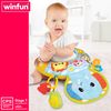 Winfun - Cojín De Bebé Elefante Con Música Y Elementos Interactivos
