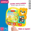 Winfun - Libro Interactivo Oso Con Luz Y Sonido Para Aprender Letras, Objetos Y Formas