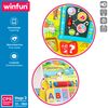 Winfun - Libro Interactivo Oso Con Luz Y Sonido Para Aprender Letras, Objetos Y Formas