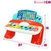 Winfun - Piano Infantil Táctil Con Partituras, Luz Y Sonido, +1 Año