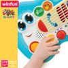 Winfun - Guitarra Eléctrica Infantil Táctil, Luz Y Sonido, +1 Año