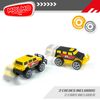 Colorbaby - Camión Portacoches Fricción 47 Cm Con 2 Coches 4x4