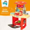 Colorbaby - Cocinita Infantil Mini Eléctrica Con Luz, Sonido Y 23 Accesorios