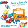 Colorbaby - Camión Portavehículos Y Coche De Carreras Desmontable Con Herramientas