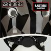 Cb Riders - Casco Infantil Ajustable Y Seguro Negro Y Rojo Con Fantasmas