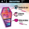Monster High - Set De Maquillaje Feeling Fierce Con Paleta De Ataúd, Pincel, Brocha Y Pegatinas