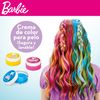 Barbie - Set Mechas Multicolor Arcoíris Con Coletero Tie Dye