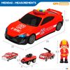 Coche De Bomberos Con Portacoches Cb Toys