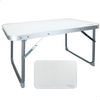 Mesa Plegable Baja Aktive Camping Blanca