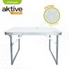 Mesa Plegable Baja Aktive Camping Blanca