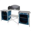 Mueble Plegable Cocina Camping Con Paravientos + 2 Compartimentos Aktive