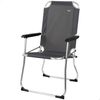 Silla De Camping Plegable Antivuelco Aktive Aluminio Y Oxford, 45x50x91 Cm, Máx. 110 Kg, Gris