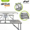 Mesa Plegable De Camping Con Bancos Aktive