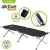 Cama Plegable Camping Negro Aktive