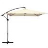 Parasol Excéntrico Banana Aktive Garden Color Crema Mástil Acero