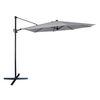 Parasol Excéntrico Ø300 Cm Mástil Aluminio Color Gris Aktive Garden