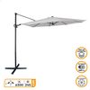 Parasol Excéntrico Ø300 Cm Mástil Aluminio Color Gris Aktive Garden