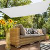 Toldo Poliéster Rectangular Aktive Garden Color Blanco