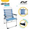 Silla Plegable Fija Aluminio Aktive Beach - Marinera